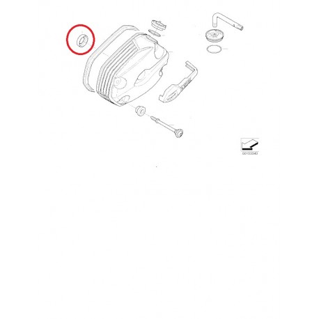 Joint cache culbuteur moto bmw #4